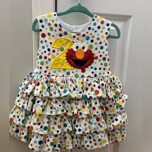 Elmo 2 Party Dress-2T/3T